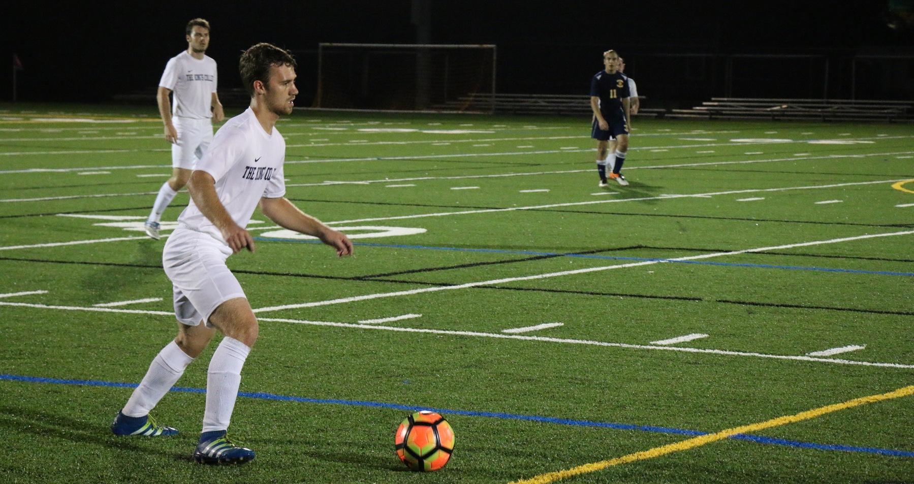 King's Men's Soccer Picks Up First Conference Win