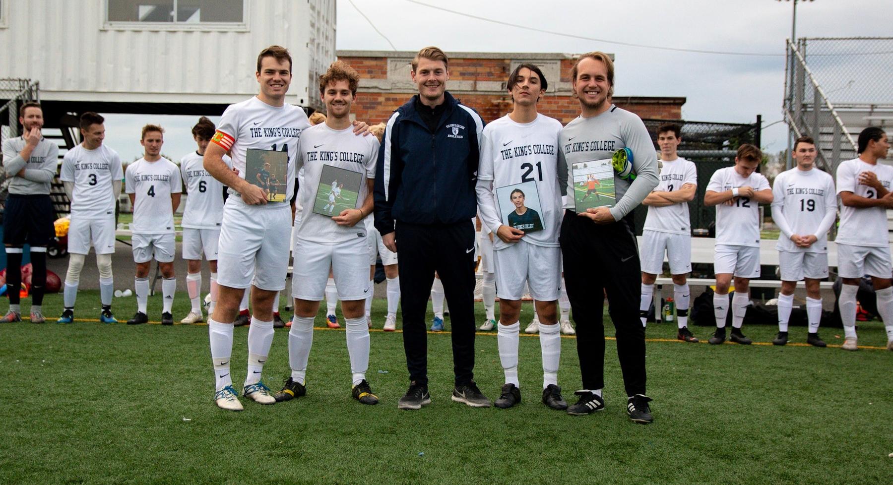 Senior Night Victory Clinches Playoffs for Men's Soccer
